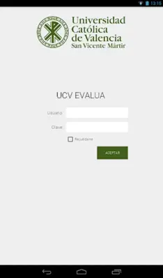 UCV Evalua android App screenshot 2